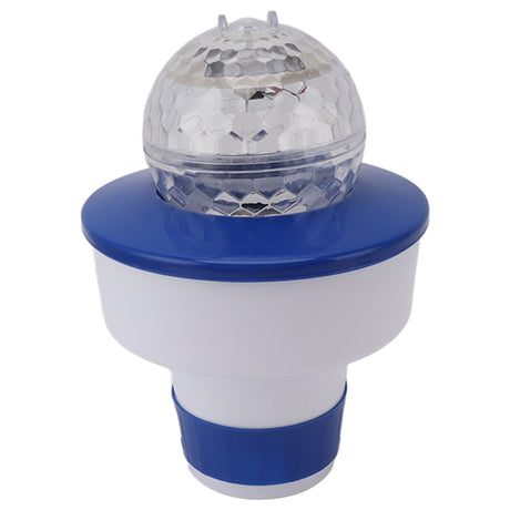 8 Inch Pools Chemical Dispenser 11cm Lighted Floating Pool Chlorine Tablet Dispenser for Spa Hot Tub Pools
