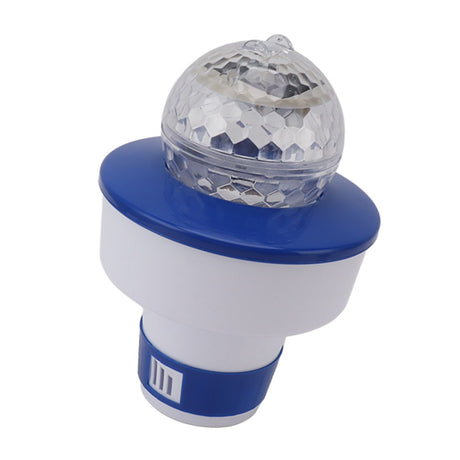 8 Inch Pools Chemical Dispenser 11cm Lighted Floating Pool Chlorine Tablet Dispenser for Spa Hot Tub Pools