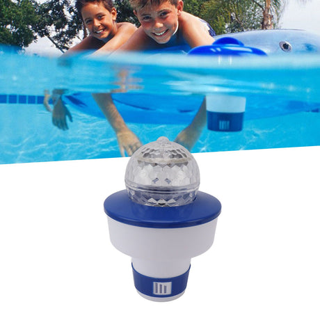 8 Inch Pools Chemical Dispenser 11cm Lighted Floating Pool Chlorine Tablet Dispenser for Spa Hot Tub Pools