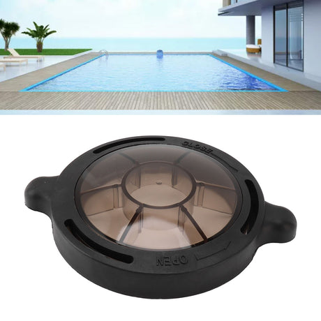 Pool Pump Lid PVC Durable Transparent Sealed Pool Pump Basket Cover for Hayward Super II