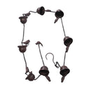 Rain Chain Outdoor Mobile Birds Cup Rain Chain Decorative Replacement for Gutters Downspouts