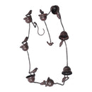 Rain Chain Outdoor Mobile Birds Cup Rain Chain Decorative Replacement for Gutters Downspouts