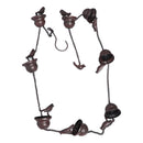 Rain Chain Outdoor Mobile Birds Cup Rain Chain Decorative Replacement for Gutters Downspouts
