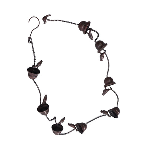 Rain Chain Outdoor Mobile Birds Cup Rain Chain Decorative Replacement for Gutters Downspouts