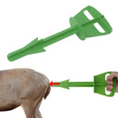 Butt Out Tool Plastic Hunters Butt Out Tool for Deer Large Livestock Anal Cleaning Green