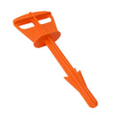 Butt Out Tool Plastic Hunters Butt Out Tool for Deer Large Livestock Anal Cleaning Orange