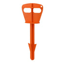 Butt Out Tool Plastic Hunters Butt Out Tool for Deer Large Livestock Anal Cleaning Orange