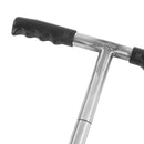 Manual Lawn Edger with Saw Tooth Blade Half Moon Edger Lawn Tool with T Grip Handle for Cleaning Edges Along Sidewalks