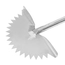 Manual Lawn Edger with Saw Tooth Blade Half Moon Edger Lawn Tool with T Grip Handle for Cleaning Edges Along Sidewalks