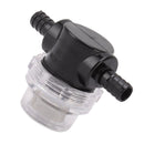 Water Pump Strainer ABS G1/4 Pump Twist On Strainer Irrigation Pipeline Filter for RV Marine Boat Lawn