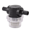Water Pump Strainer ABS G1/4 Pump Twist On Strainer Irrigation Pipeline Filter for RV Marine Boat Lawn