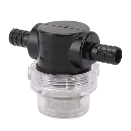 Water Pump Strainer ABS G1/4 Pump Twist On Strainer Irrigation Pipeline Filter for RV Marine Boat Lawn
