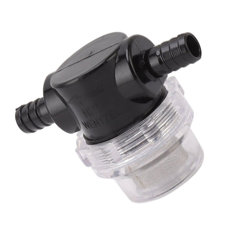 Water Pump Strainer ABS G1/4 Pump Twist On Strainer Irrigation Pipeline Filter for RV Marine Boat Lawn