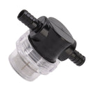 Water Pump Strainer ABS G1/4 Pump Twist On Strainer Irrigation Pipeline Filter for RV Marine Boat Lawn