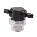 Water Pump Strainer ABS G1/4 Pump Twist On Strainer Irrigation Pipeline Filter for RV Marine Boat Lawn