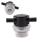 Water Pump Strainer ABS G1/4 Pump Twist On Strainer Irrigation Pipeline Filter for RV Marine Boat Lawn