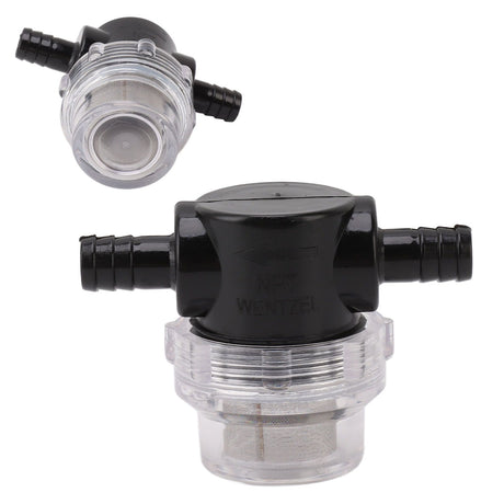 Water Pump Strainer ABS G1/4 Pump Twist On Strainer Irrigation Pipeline Filter for RV Marine Boat Lawn