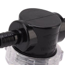 Water Pump Strainer ABS G1/4 Pump Twist On Strainer Irrigation Pipeline Filter for RV Marine Boat Lawn