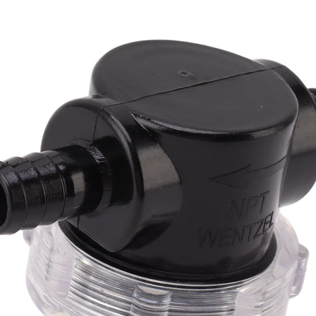 Water Pump Strainer ABS G1/4 Pump Twist On Strainer Irrigation Pipeline Filter for RV Marine Boat Lawn