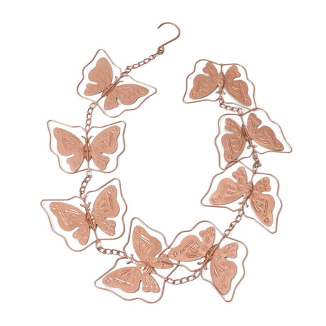 Butterfly Rain Chain Metal Outdoor Decorative Downspout Hanging Drainage Rain Catcher