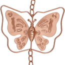 Butterfly Rain Chain Metal Outdoor Decorative Downspout Hanging Drainage Rain Catcher