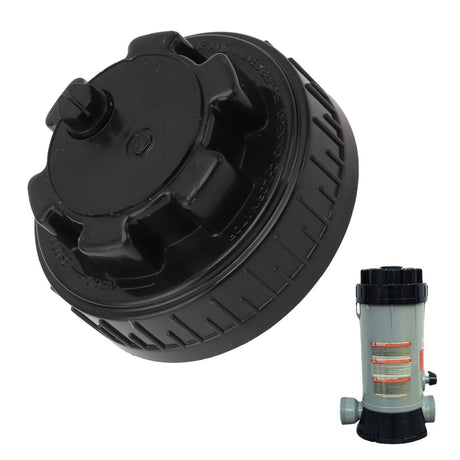 Chlorinator Cover Replacement Plastic Lid Easy Installation Tight Sealing Chlorinator Parts for Hayward CL100