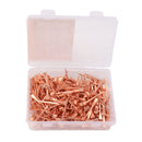 250Pcs Horseshoe Nails Copper Plated Rustproof Equestrian Riding Equipment Pet Supplies 45mm E3