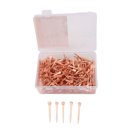 250Pcs Horseshoe Nails Copper Plated Rustproof Equestrian Riding Equipment Pet Supplies 45mm E3