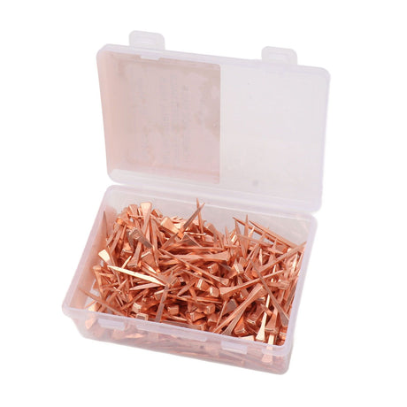 250Pcs Horseshoe Nails Copper Plated Rustproof Equestrian Riding Equipment Pet Supplies 45mm E3