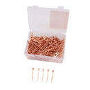 250Pcs Horseshoe Nails Copper Plated Rustproof Equestrian Riding Equipment Pet Supplies 47.5mm E4