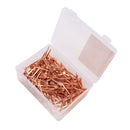 250Pcs Horseshoe Nails Copper Plated Rustproof Equestrian Riding Equipment Pet Supplies 47.5mm E4