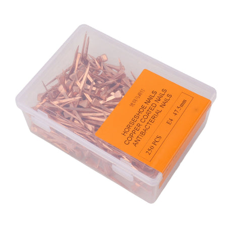 250Pcs Horseshoe Nails Copper Plated Rustproof Equestrian Riding Equipment Pet Supplies 47.5mm E4