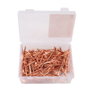 250Pcs Horseshoe Nails Copper Plated Rustproof Equestrian Riding Equipment Pet Supplies 47.5mm E4