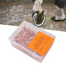 250Pcs Horseshoe Nails Copper Plated Rustproof Equestrian Riding Equipment Pet Supplies 47.5mm E4