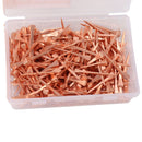 250Pcs Horseshoe Nails Copper Plated Rustproof Equestrian Riding Equipment Pet Supplies 47.5mm E4