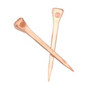 250Pcs Horseshoe Nails Copper Plated Rustproof Equestrian Riding Equipment Pet Supplies 47.5mm E4