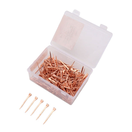 250Pcs Horseshoe Nails Copper Plated Rustproof Equestrian Riding Equipment Pet Supplies 51mm E5