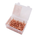 250Pcs Horseshoe Nails Copper Plated Rustproof Equestrian Riding Equipment Pet Supplies 51mm E5