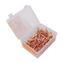 250Pcs Horseshoe Nails Copper Plated Rustproof Equestrian Riding Equipment Pet Supplies 51mm E5