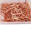 250Pcs Horseshoe Nails Copper Plated Rustproof Equestrian Riding Equipment Pet Supplies 51mm E5
