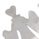 3Pcs Halloween Silhouette Yard Signs Iron Metal Witch Halloween Decorations Outdoor for Party Festivals Home