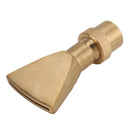 Fan Shaped Fountain Nozzle Copper Adjustable Uniform Water Spray Fan Shaped Fountain Spray Head for Park G1in