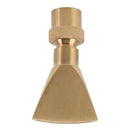 Fan Shaped Fountain Nozzle Copper Adjustable Uniform Water Spray Fan Shaped Fountain Spray Head for Park G1in