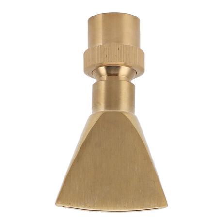 Fan Shaped Fountain Nozzle Copper Adjustable Uniform Water Spray Fan Shaped Fountain Spray Head for Park G1in