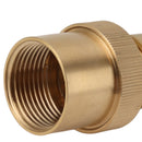 Fan Shaped Fountain Nozzle Copper Adjustable Uniform Water Spray Fan Shaped Fountain Spray Head for Park G1in