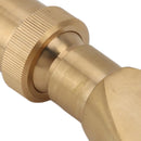 Fan Shaped Fountain Nozzle Copper Adjustable Uniform Water Spray Fan Shaped Fountain Spray Head for Park G1in