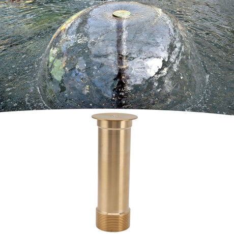Adjustable Mushroom Fountain Nozzle with Dynamic Landscape Effects Fountain Sprinkler Nozzle Water Spray for Garden Pond Amusement Park G1.5in 15.3CM
