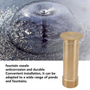 Adjustable Mushroom Fountain Nozzle with Dynamic Landscape Effects Fountain Sprinkler Nozzle Water Spray for Garden Pond Amusement Park G1.5in 15.3CM