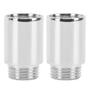 2PCS Shower Arm Extension Stainless Steel Chrome Plating Shower Head Extension Pipe for Bathroom 3cm/1.2in