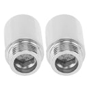 2PCS Shower Arm Extension Stainless Steel Chrome Plating Shower Head Extension Pipe for Bathroom 3cm/1.2in